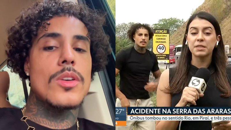 MC Livinho se desculpou após uma brincadeira ao vivo na Globo - Reprodução/Instagram/Globo