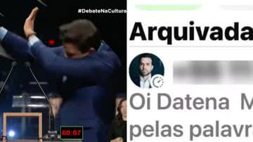 Após debate polêmico, vaza mensagem de Pablo Marçal para Datena - Reprodução/TV Cultura e Reprodução/Instagram