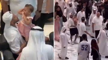 Neymar gera tumulto ao passear com a filha em shopping de Dubai; veja vídeo - Reprodução/Instagram