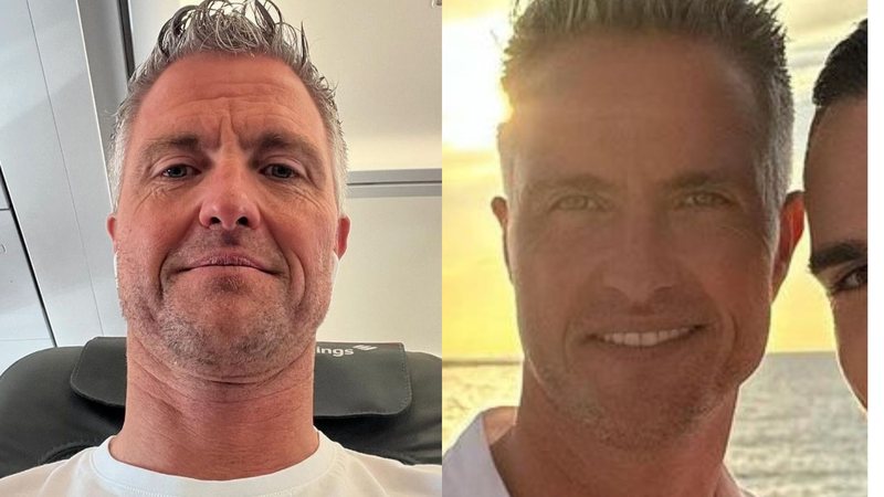 Lembra dele? Ralf Schumacher surge com namorado gato no casamento da irmã - Reprodução/Instagram