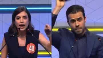 Tabata Amaral detonou Pablo Marçal durante debate - Reprodução/TV Gazeta