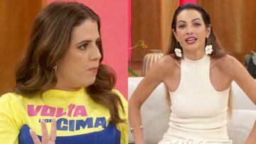 Tati Machado e Patrícia Poeta no Encontro - Reprodução/Globo