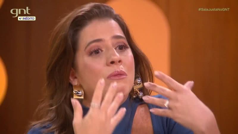 Tati Machado no Saia Justa - Reprodução/GNT