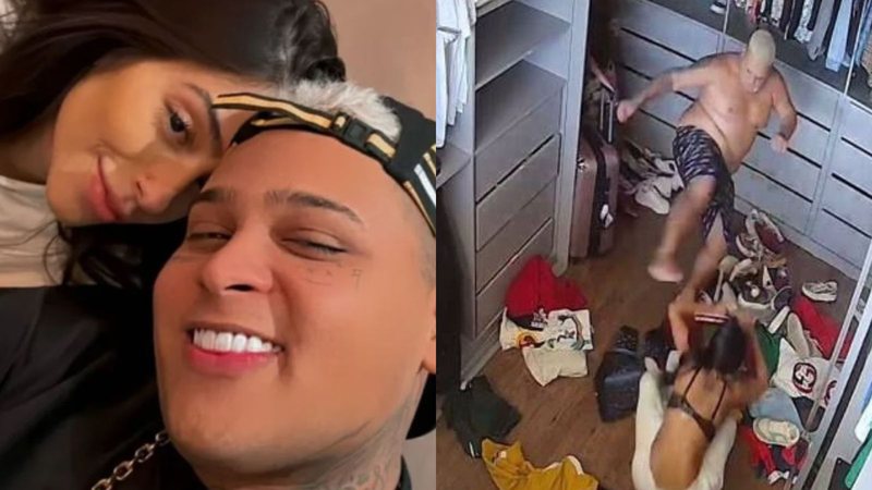 Vaza imagem de MC Ryan agredindo a mãe de sua filha: “Errei” - Reprodução/ Instagram e Leo Dias