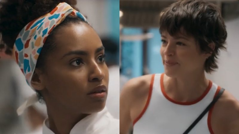 Viola (Gabz) e Luma (Agatha Moreira) de Mania de Você - Reprodução/Globo