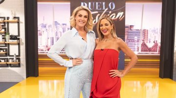 Ana Hickmann e Ticiane Pinheiro comandam o Duelo Fashion - Foto: Edu Moraes/Record