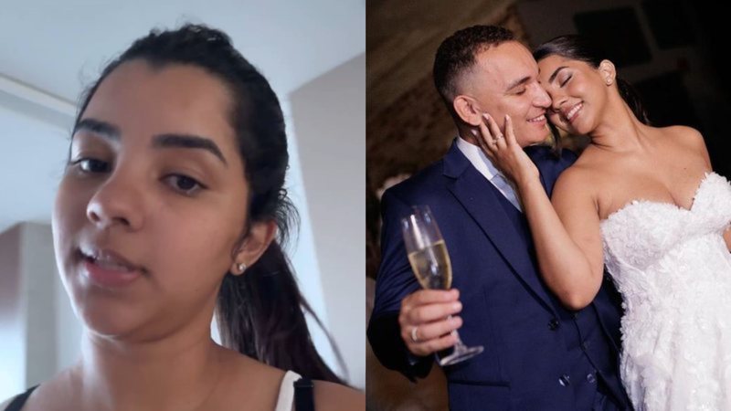 Barrou os amigos? Esposa de João Gomes se irrita após polêmica no casamento: 'Não mexi' - Reprodução/Instagram