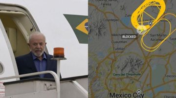 Lula desabafa após passar sufoco no México: "Prisioneiro dentro do próprio avião" - Reprodução/Alfredo Estrella/AFP