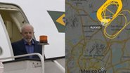 Lula desabafa após passar sufoco no México: "Prisioneiro dentro do próprio avião" - Reprodução/Alfredo Estrella/AFP