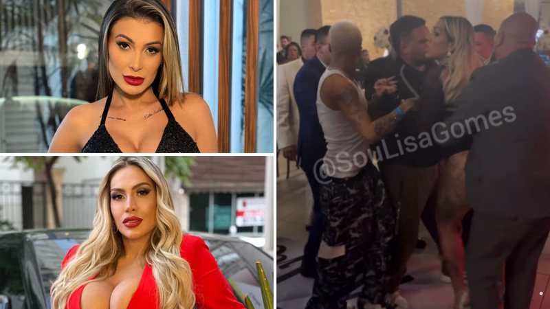 Andressa Urach e Juju Ferrari brigam em festa de aniversário - Reprodução/Instagram