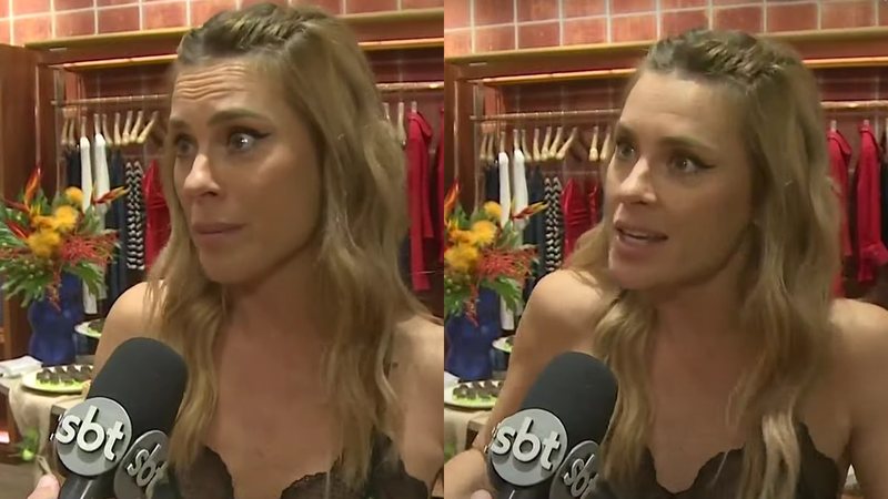 Carolina Dieckmann falou sobre as críticas que recebeu por aparecer mais magra - Reprodução/SBT