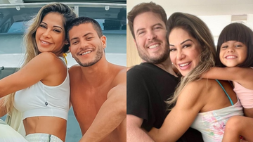 Maíra Cardi, Arthur Aguiar, Sophia e Thiago Nigro, novo marido de Maíra - Reprodução/Instagram