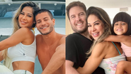 Maíra Cardi, Arthur Aguiar, Sophia e Thiago Nigro, novo marido de Maíra - Reprodução/Instagram