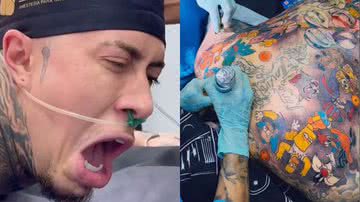 MC Daniel mostra resultado de tatuagem após anestesia geral - Reprodução/Instagram