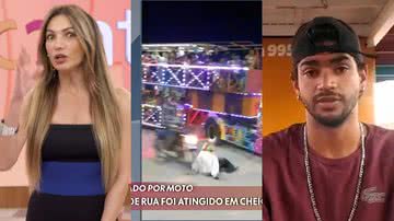 Encontro com Patrícia Poeta entrevistou homem que foi atropelado por moto - Reprodução/Globo