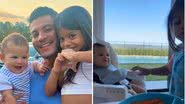 Filhos de Arthur Aguiar, Sophia e Gabriel, encantam a web com interação carinhosa - Reprodução/Instagram