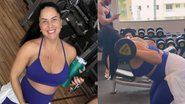 Grávida de 7 meses, Graciele Lacerda faz treino pesado com 25 kg - Reprodução/ Instagram