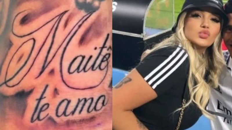 Jogador famoso descobre que filha não é sua após tatuar nome da bebê; confira! - Reprodução/Instagram