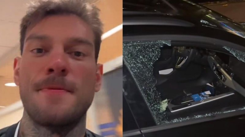 Lucas Lucco é roubado na Holanda e fala do prejuízo ao ter carro destruído: 'Quebrou' - Reprodução/Instagram