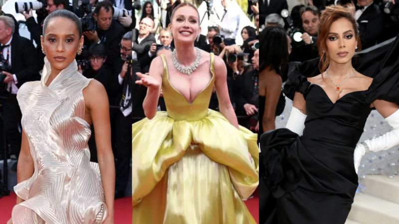 Confira os looks mais marcantes de celebridades em tapete vermelho ao longo dos anos - Crédito: Reprodução