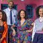 Parte do elenco de Volta por Cima, novela das 19h da Globo