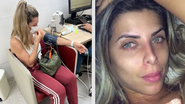 Ana Paula Minerato surge no hospital, após áudios racistas vazarem - Reprodução/ Record e Instagram