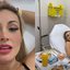 Andressa Urach foi para o hospital após sentir dores no bumbum