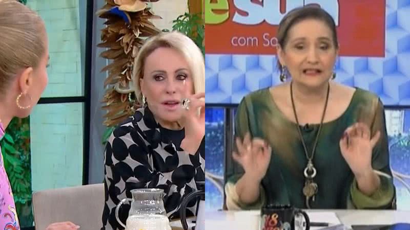 Angélica e Ana Maria Braga mandaram uma suposta indireta a Sonia Abrão - Reprodução/Globo/RedeTV!