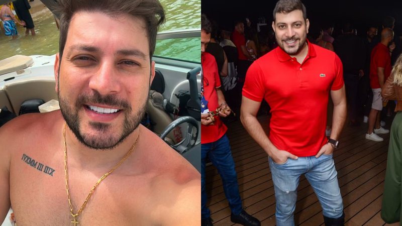 Ex-BBB Caio Afiune sofre acidente com faca e limita movimento do pé: ‘Não está mexendo’ - Reprodução/Instagram e Reprodução/Araujo/Agnews