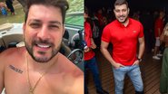 Ex-BBB Caio Afiune sofre acidente com faca e limita movimento do pé: ‘Não está mexendo’ - Reprodução/Instagram e Reprodução/Araujo/Agnews