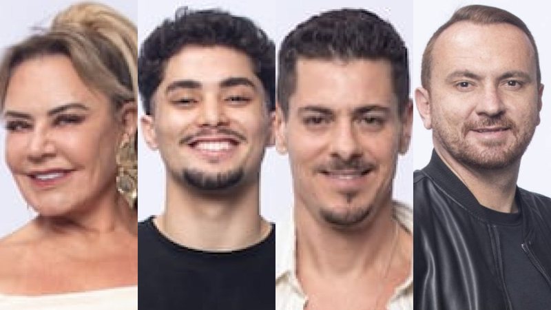 Flor Fernandez, Gui Vieira, Sacha Bali e Zé Love estão na sétima roça - Divulgação