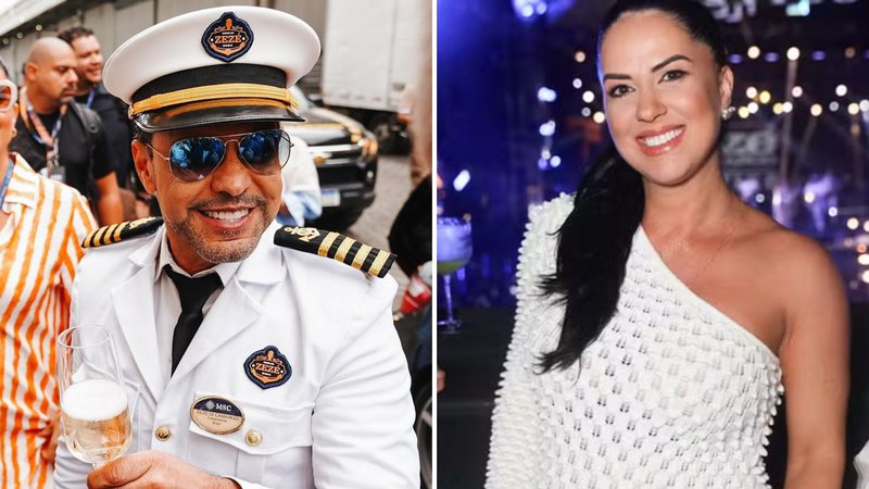 Graciele Lacerda curte show em navio de Zezé Di Camargo - Reprodução/Instagram/Brazil News