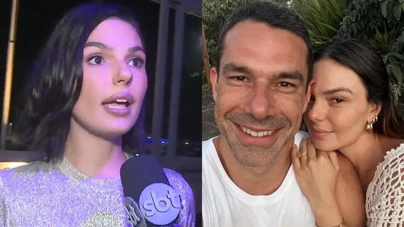 Isis Valverde falou sobre seu casamento com Marcus Buaiz - Reprodução/SBT/Instagram