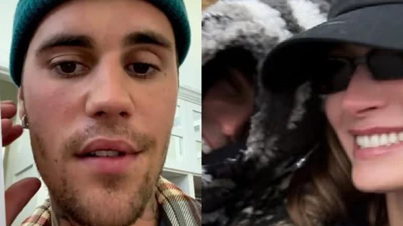 Justin Bieber surpreende em rara aparição com a esposa e o filho: 'Família linda' - Reprodução/Instagram