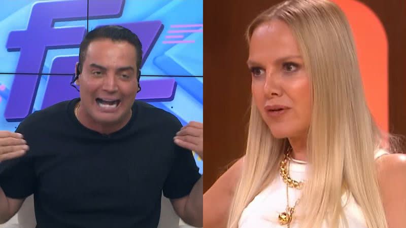 Leo Dias falou sobre uma conversa que recebeu com Eliana após brigar com Cariúcha - Reprodução/SBT/GNT