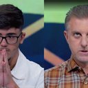 Lucas e Luciano Huck no Quem Quer Ser Um Milionário?, quadro do Domingão com Huck - Reprodução/Globo