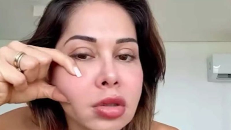 Maíra Cardi explicou o motivo de seu rosto estar inchado, garantindo que não está grávida - Reprodução/Instagram