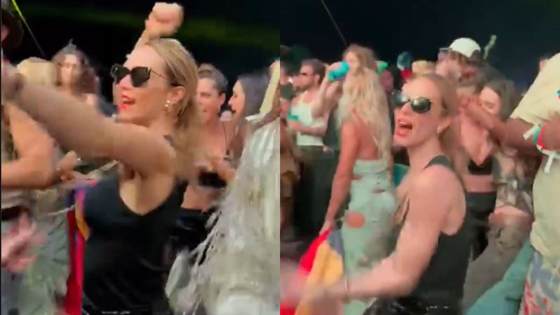 Mariana Ximenes rebola até o chão durante show em festival e viraliza: ‘Eita como dança’ - Reprodução/Instagram