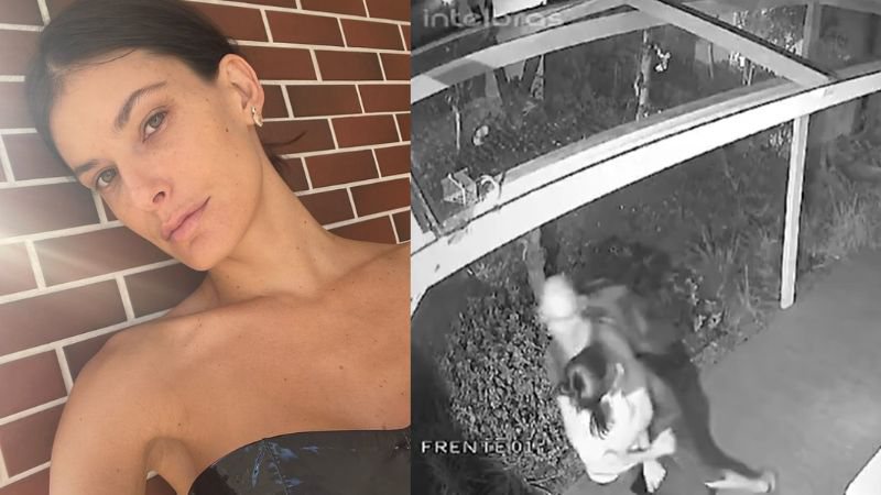 Modelo famosa Caroline Francischini posta vídeo sendo agredida pelo irmão e fala sobre filha; modelo não sabe seu paradeiro - Reprodução/Instagram