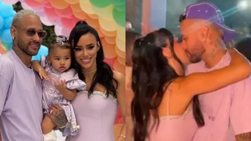 Neymar e Bruna Biancardi esbanjam romance em festa luxuosa de Mavie; veja detalhes! - Reprodução/Instagram