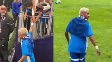 Flagrante! Torcedor saudita rouba Neymar durante jogo; veja o momento - Reprodução/Instagram