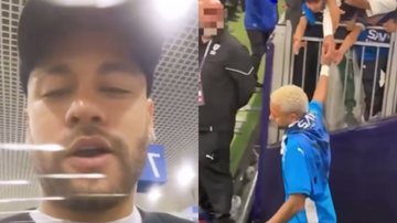 Neymar negou que tenha tido um anel roubado em campo - Reprodução/Instagram