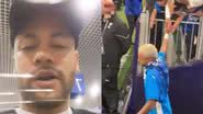 Neymar negou que tenha tido um anel roubado em campo - Reprodução/Instagram