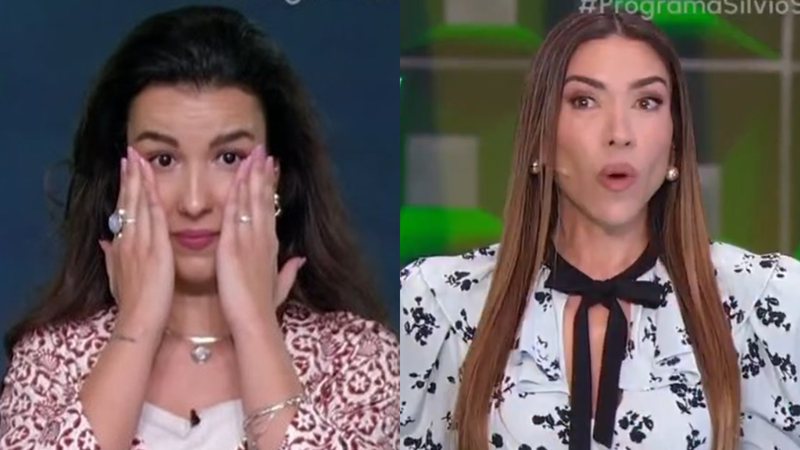 Patrícia Abravanel com participante do Show do Milhão - Reprodução/SBT