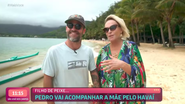 Filho mais novo de Ana Maria Braga surpreende e aparece no programa da mãe - Reprodução/ Globo