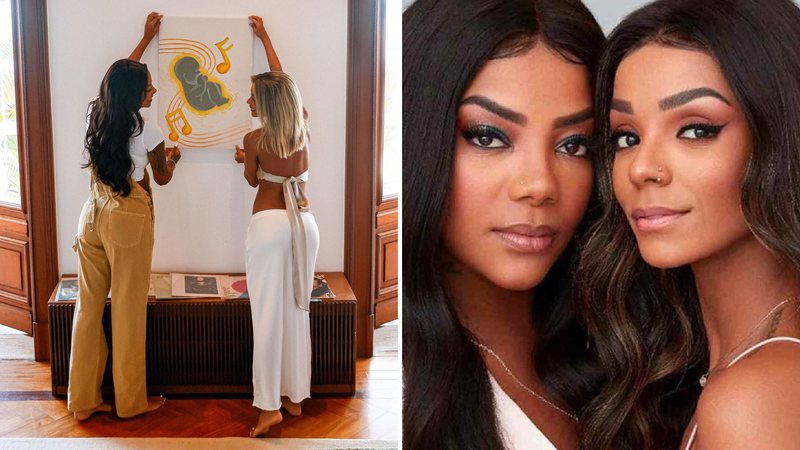 Ludmilla e Brunna Gonçalves esperam seu primeiro filho - Reprodução/Instagram