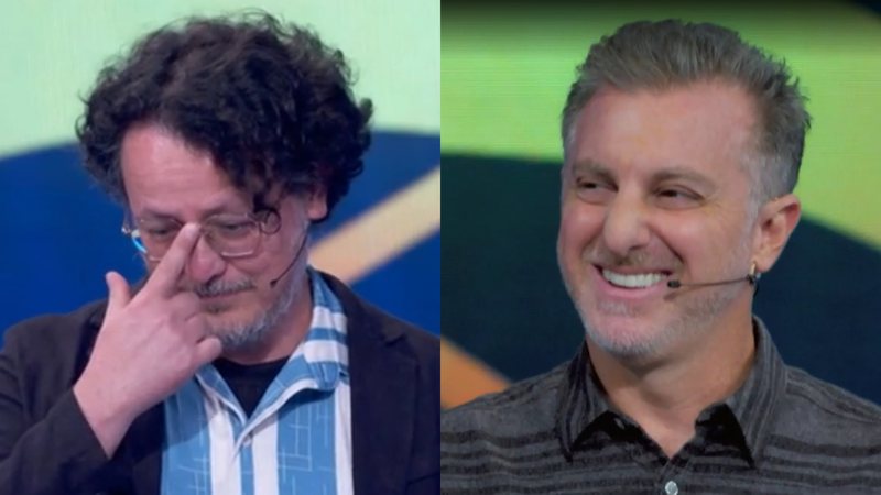 Rodrigo Mutuca e Luciano Huck no Quem Quer Ser um Milionário, quadro do Domingão com Huck - Reprodução/Globo