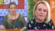 Sonia Abrão se irrita e rebate Ana Maria Braga: 'Fica quieta' - Reprodução/ Globo e RedeTV!