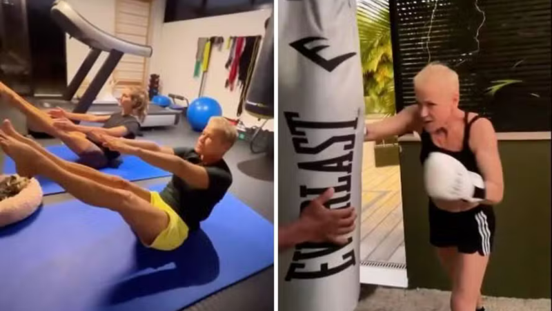 Aos 61, Xuxa impressiona ao mostrar barriga trincada em dia de treino - Reprodução/ Instagram