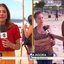 Adriana Rezende, repórter da Globo que foi surpreendida durante o Bom Dia Rio